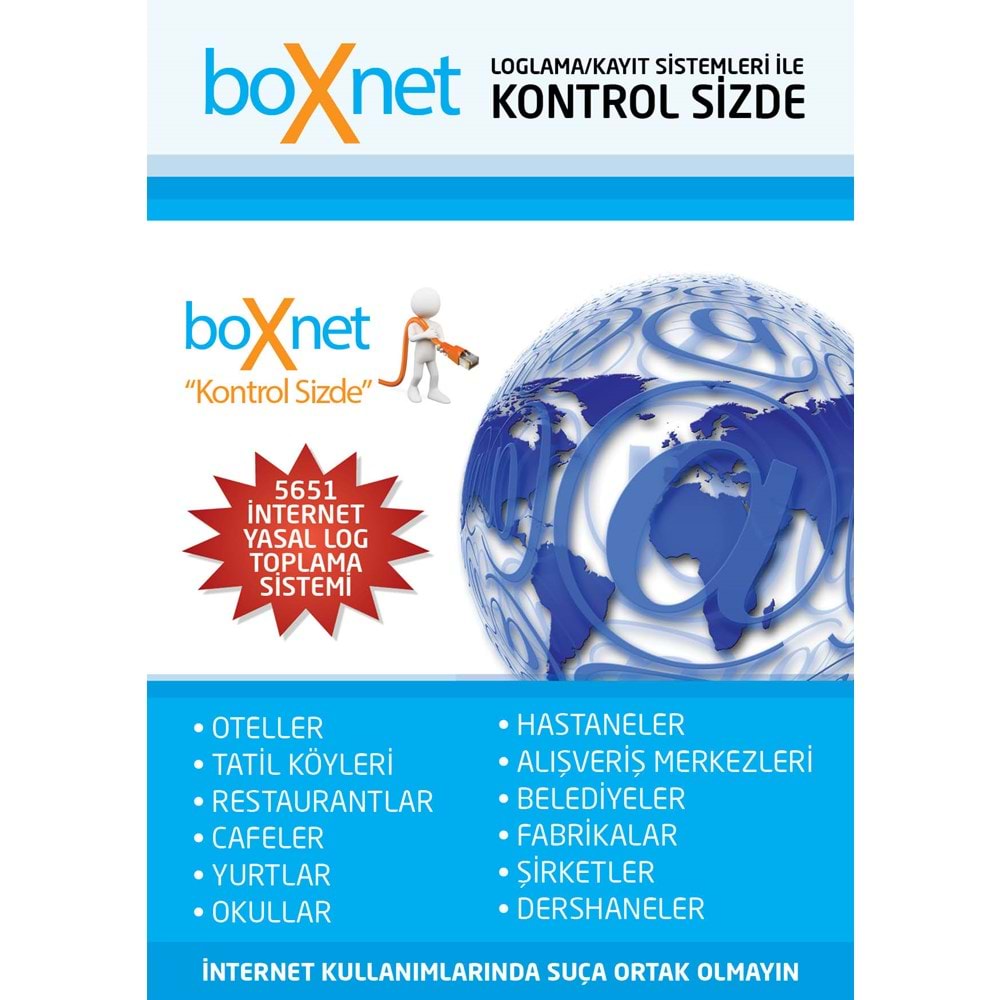 BOXNET 5 Portlu (0-500 Online Kullanıcı)