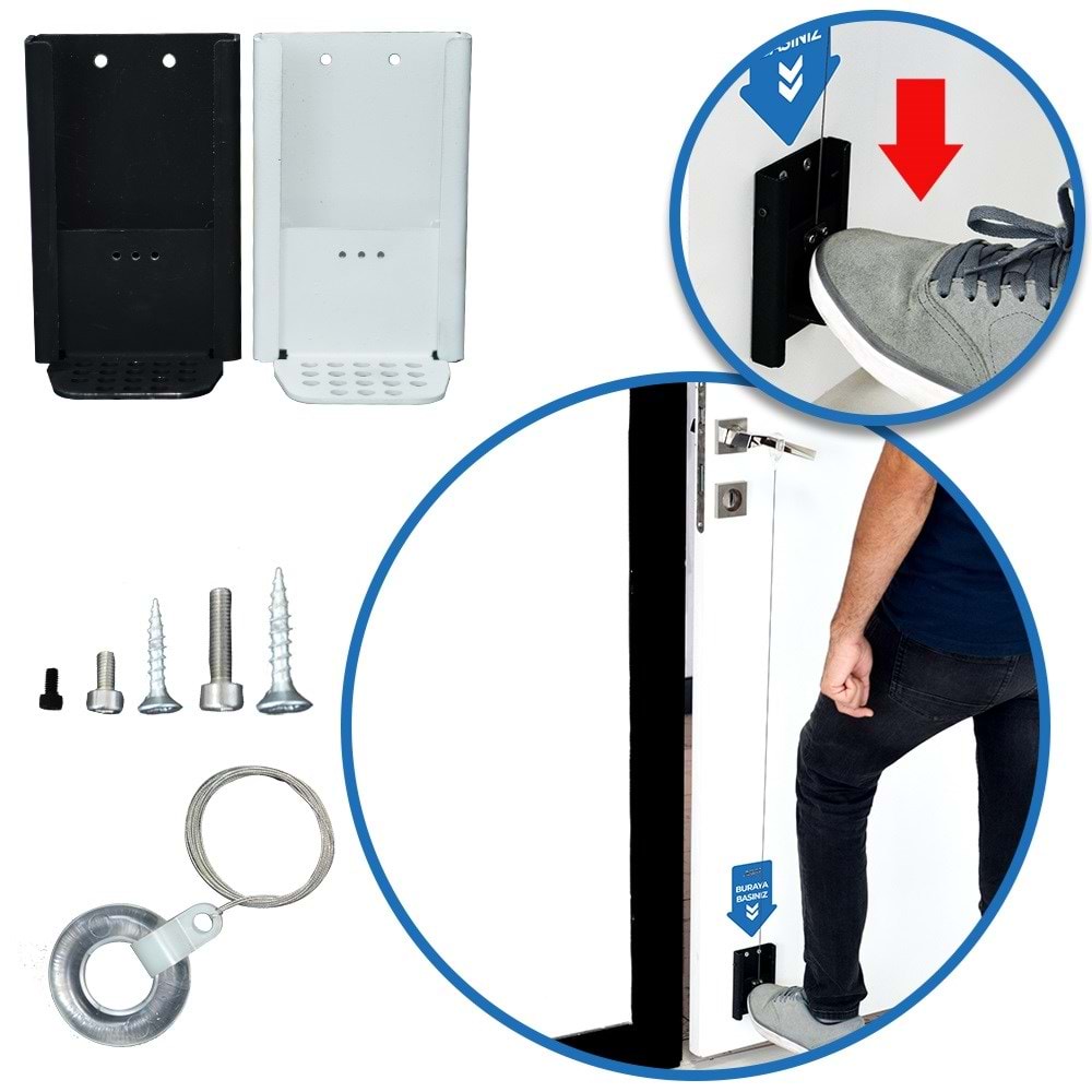 Ayakla Kapı Açma Mekanizması